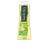 BADEDAS-GEL DE DUCHA E SHAMPOO FRESH 2em1 JASMIM CÍTRICO 600 ml.-DrShampoo - Perfumaria e Cosmética